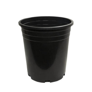 #5 Gallon Black Resin Nursery Pot