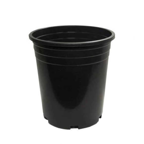 #5 Gallon Black Resin Nursery Pot