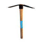 3" Garden Hoe with Blade Head and 3-Prong Fork Combo
