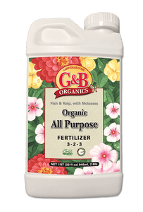G&B Organics - All Purpose Fertilizer For Lush, Green Growth (3-2-3)