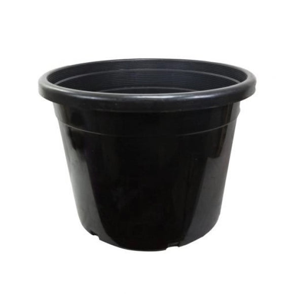 2.25 gallon plant pot #25 Gallon Black Resin Nursery Pot