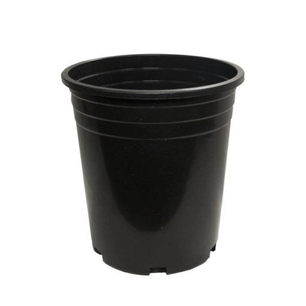 #15 Gallon Black Resin Nursery Pot Pots and Saucers