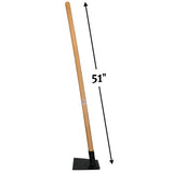 7.5" Garden Hoe with Wood Handle