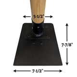 7.5" Garden Hoe with Wood Handle