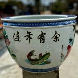 Oriental Porcelain Fish bowl