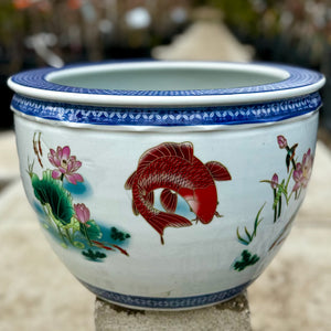 Oriental Porcelain Fish bowl