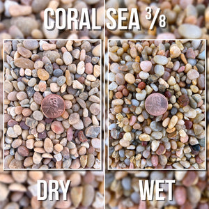 Coral Sea Pebble - 3/8