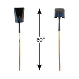 9" Square Point Digging Shovel