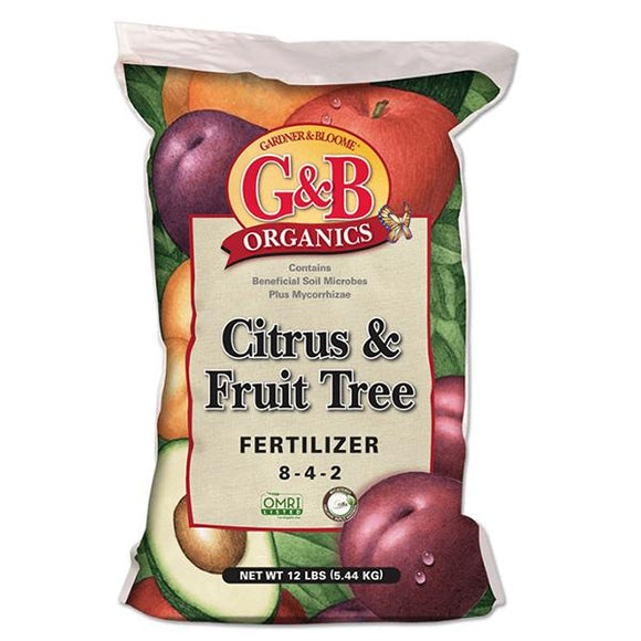 G&B Organics - Citrus & Fruit Tree Fertilizer (8-4-2) - C&J Gardening Center